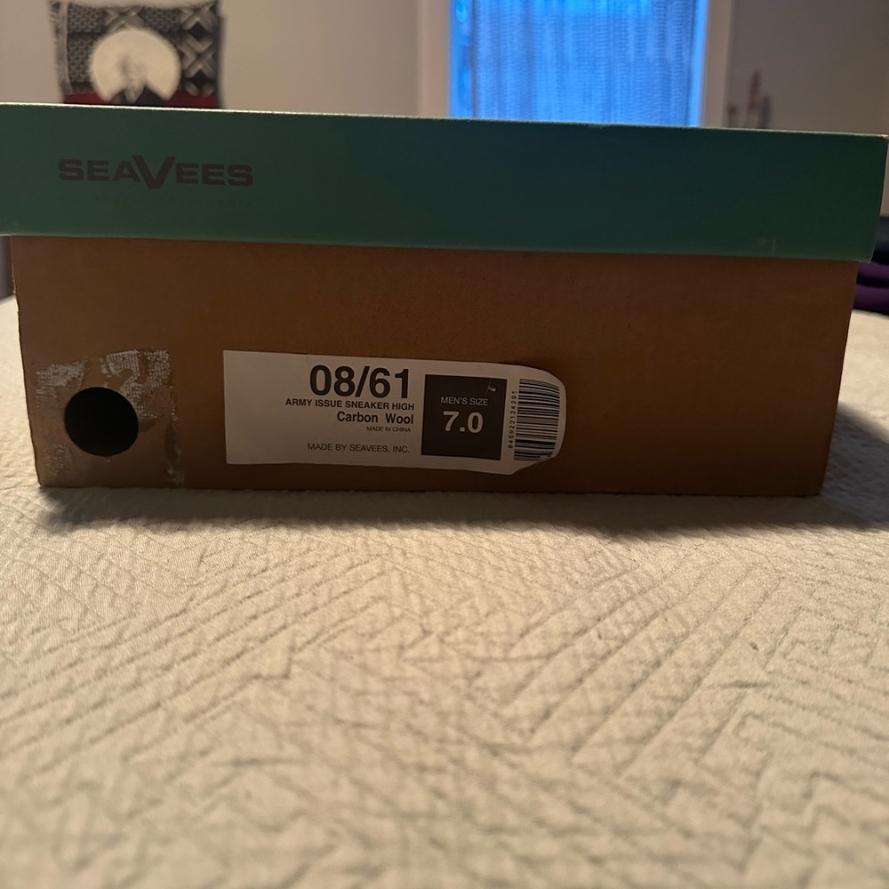 Seavees Army Issue High Shoe In Carbon (Grey) Woo… - image 7